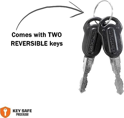 Heavy duty braided steel cable lock — photo 3