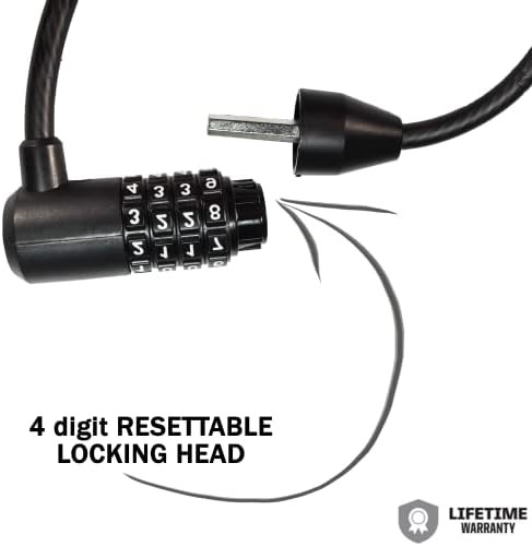 KryptoFlex 5 foot combination bike cable lock — photo 3