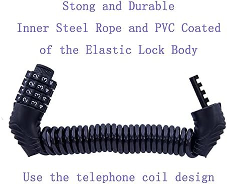 Retractable mini combination cable lock — photo 3