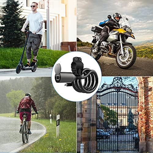 Five foot fingerprint lock for e-bikes — photo 5
