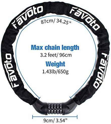 Five digit combination chain for e-bikes — photo 5