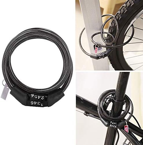 Waterproof password protected bicycle cable lock — photo 5