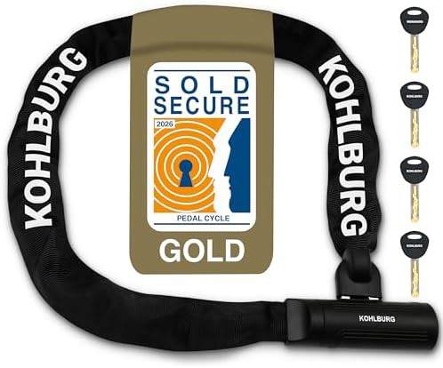 Sold Secure Gold Heavy Duty Chain