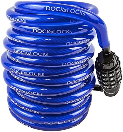 Weatherproof Coiled Resettable Combination Bike Cable Lock
