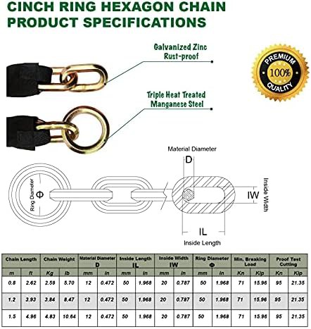 Hardened alloy steel heavy duty chain — photo 3
