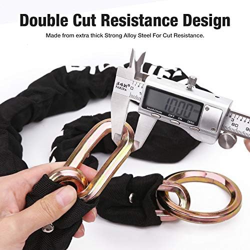 Waterproof motorcycle chain lock 3.3 feet — photo 4