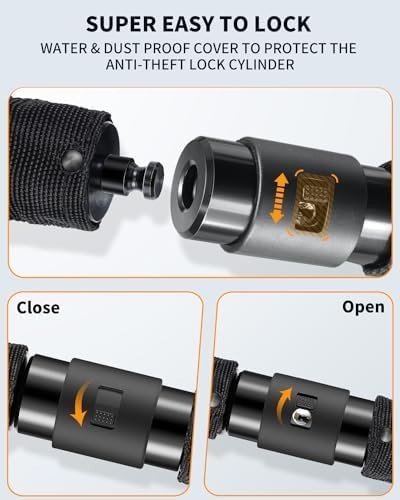 Heavy duty anti cut four foot chain lock — photo 4