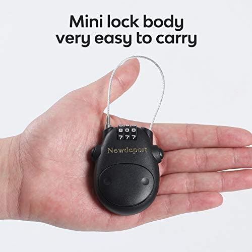 Retractable steel cable lock for skis — photo 3