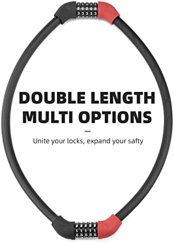 Lightweight Combination Cable Lock Black — photo 4