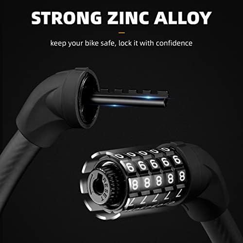 Lightweight Combination Cable Lock Black — photo 5