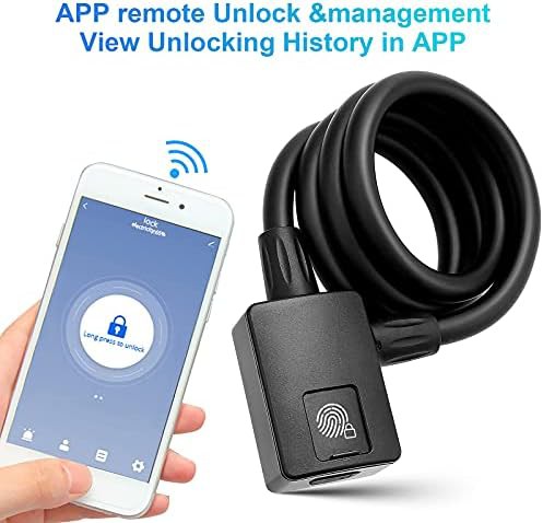 Bluetooth and fingerprint smart cable lock — photo 4