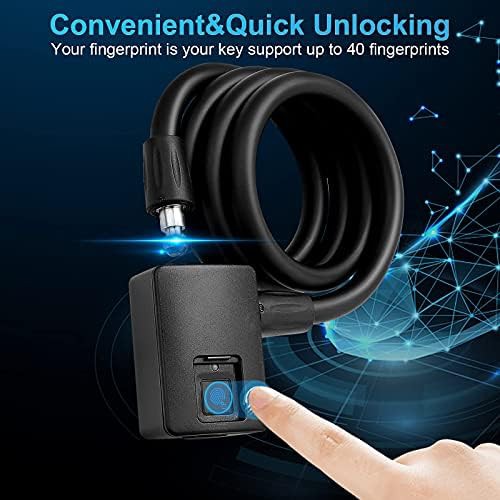 Bluetooth and fingerprint smart cable lock — photo 5