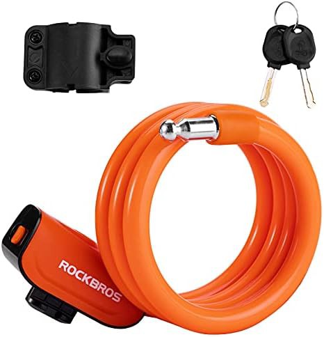 Four foot keyed bicycle cable lock