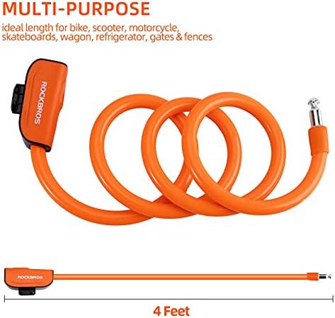 Four foot keyed bicycle cable lock — photo 4
