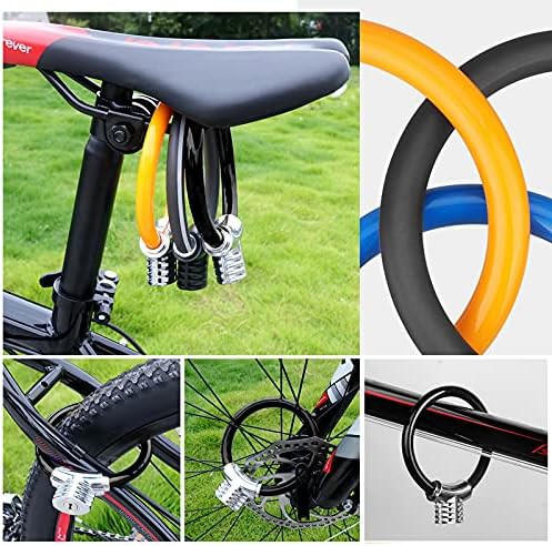 Orange portable ring style cable lock — photo 5