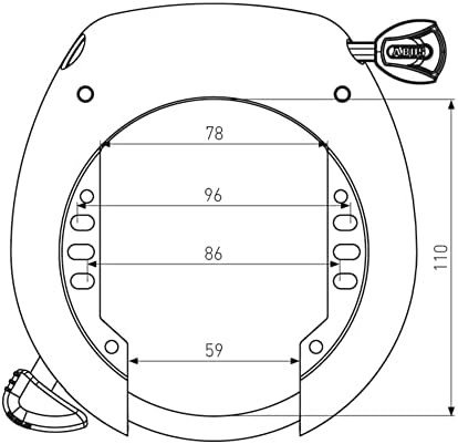 ABUS frame locks black one size — photo 5