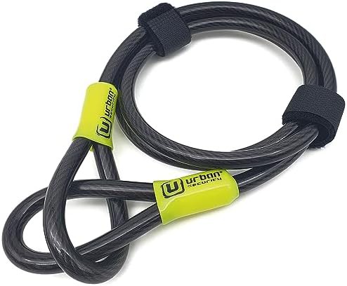 Braided steel double loop security cable