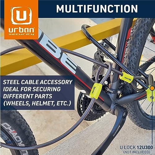 Braided steel double loop security cable — photo 3