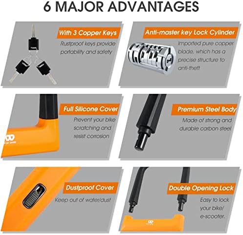 Icocopro heavy duty u lock black — photo 5