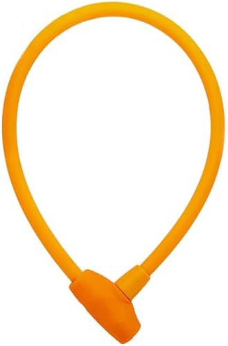 Ulac bicycle key silicone cable lock orange