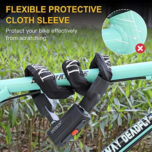 Thick steel anti-theft chain lock for e-bikes — photo 4