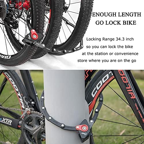 Hardened steel folding bike lock — photo 4