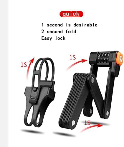 Folding hardened metal chain lock — photo 3