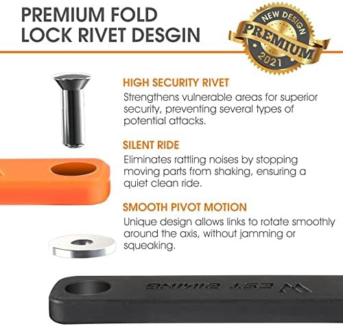 Compact folding e-bike lock with bracket — photo 4