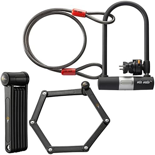 Triple protection folding and u-lock set