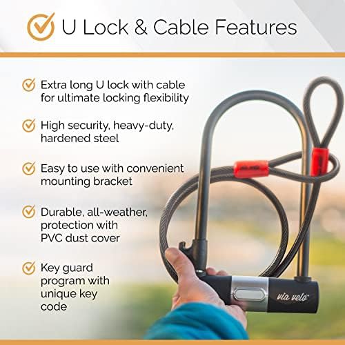 Triple protection folding and u-lock set — photo 3