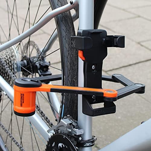 Orange folding high security e-bike lock — photo 5