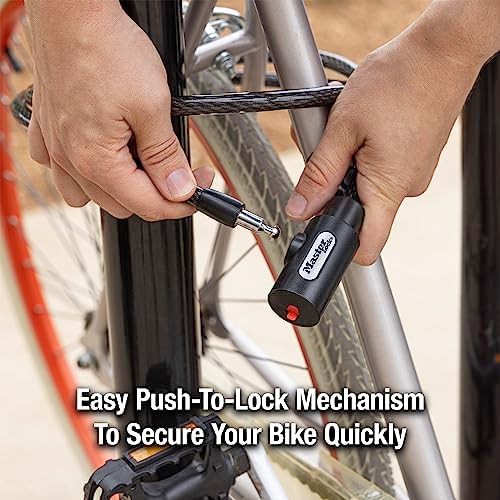 Five foot black keyed cable lock — photo 5