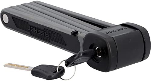 Black soft touch folding lock with bracket — photo 3