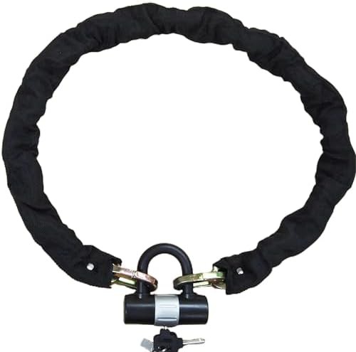 Motorcycle alloy steel padlock chain set — photo 3
