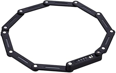 Black folding key lock with 975mm cord