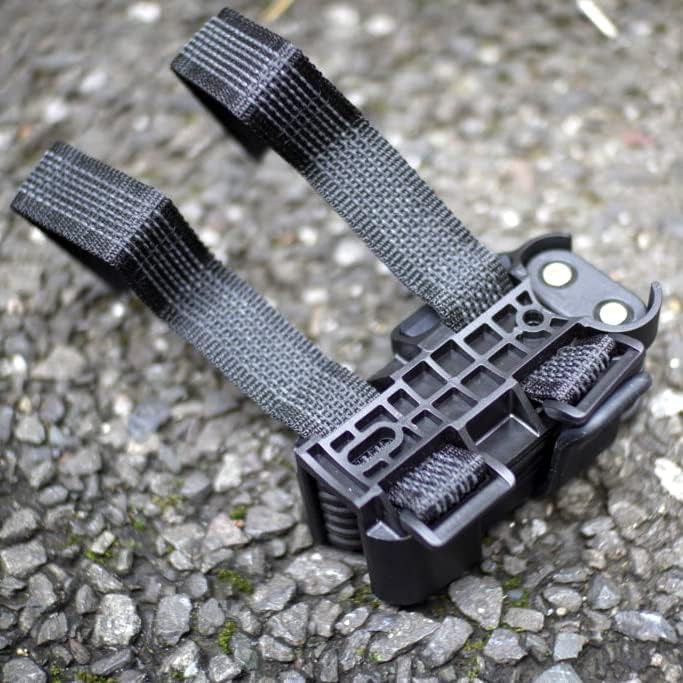 Black folding key lock with 975mm cord — photo 5