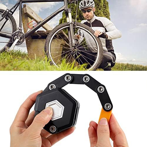 Heavy duty folding bike lock with keys — photo 5