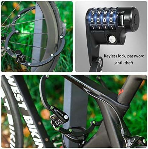 Folding alloy steel combination bike lock — photo 3