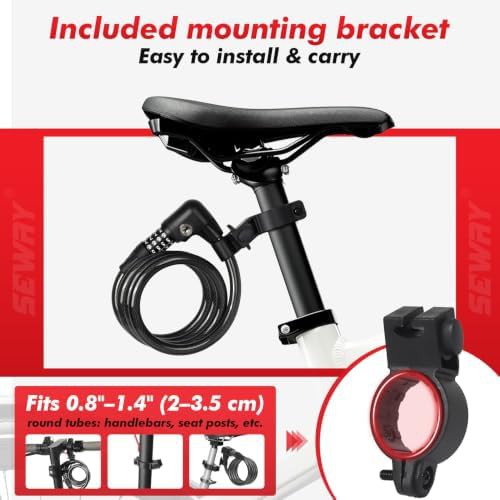 Four digit combination cable lock for ebikes — photo 5