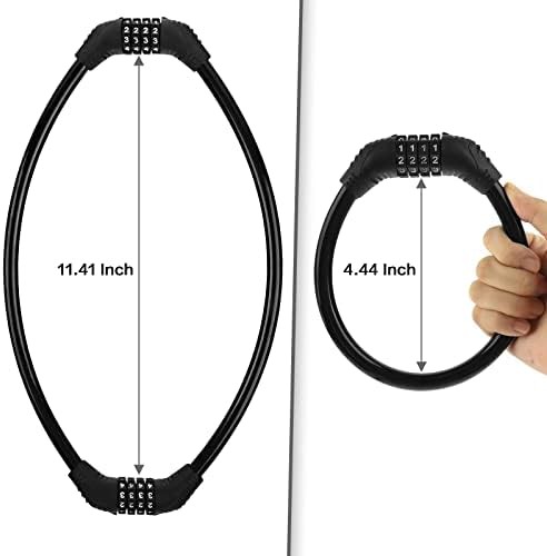 Two pack resettable combination bike cable locks — photo 2