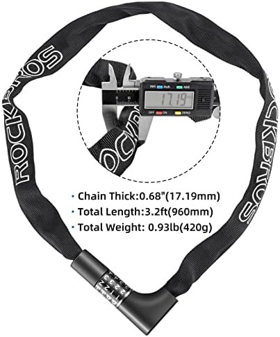 Heavy Duty Combination Chain Lock — photo 4