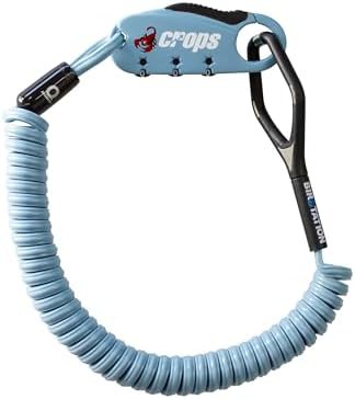 Blue combination cable lock 6 feet