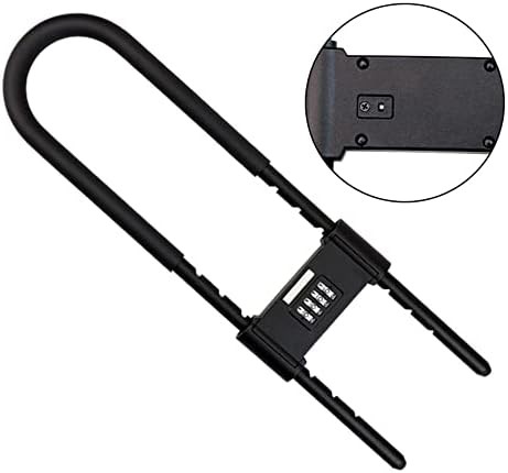 Adjustable shackle combination u-lock — photo 4