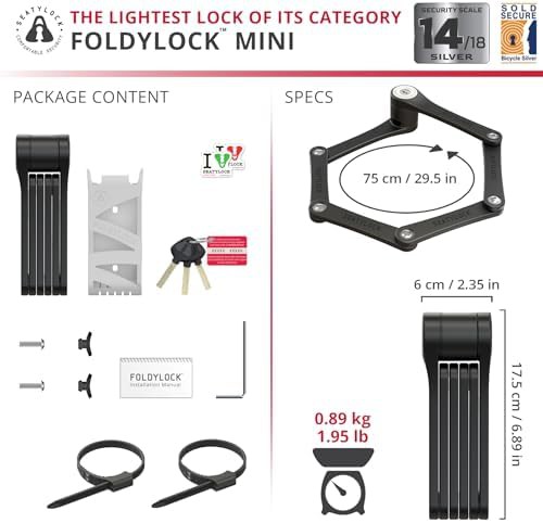 Mini folding lock for scooters and bikes — photo 5