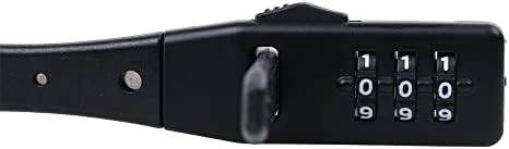 Black multi use combination security tie — photo 3