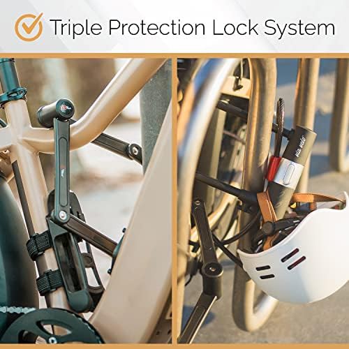 Folding lock and u-lock set for ebikes — photo 3