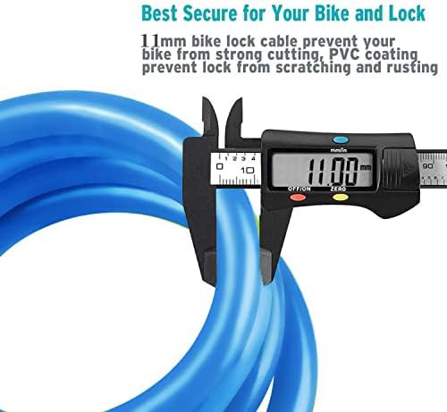 Orange combination cable lock for kids — photo 4