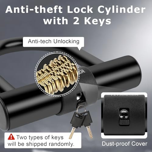 Motorcycle chain with heavy duty U-lock — photo 4
