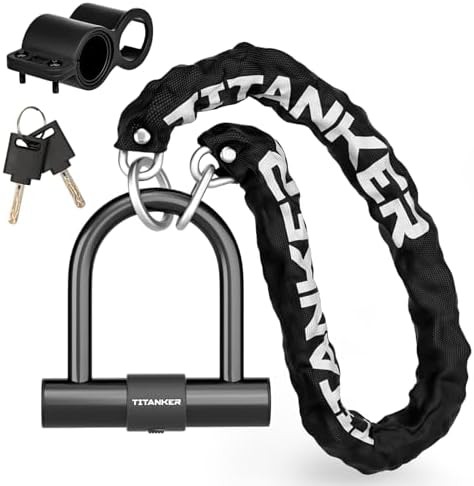 Scooter chain lock with 14mm U-lock