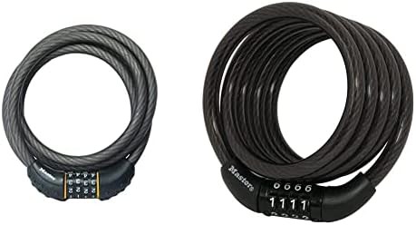 Six foot combination cable lock bundle